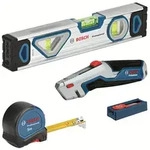 Bosch Professional Handwerkzeug-Set 13tlg. Universalmesser Ma&szlig;band Wasserwaage
