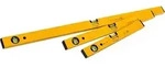STABILA Classic Set Typ 70 Wasserwaagen Set 40 cm, 60 cm, 100 cm Aluminiumprofil