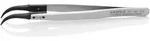 KNIPEX ESD Pinzetten mit Wechselspitzen, Glatt, 130 mm, Edelstahl