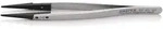 KNIPEX ESD Pinzetten mit Wechselspitzen, Glatt, 130 mm, Edelstahl