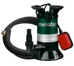 Metabo Schmutzwasser Tauchpumpe PS 7500 S Set Auspumpen Bew&auml;sserung Teich