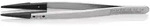 KNIPEX ESD Pinzetten mit Wechselspitzen, Glatt, 130 mm, Edelstahl
