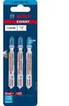 Bosch Expert Stichs&auml;geblatt T118AHM Stainless Steel 3tlg.