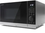 Sharp Kombi-Mikrowelle YC-PC254AE-S - 25L - 900W - Grill - Hei&szlig;luft - Silber