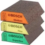 Bosch Schleifschwamm Expert Combi Block S473 Medium/Fine/Superfine Set 3tlg.