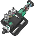 Wera Knarre 3/8 auf 1/4" 8009 Zyklop Pocket Set 2, 18-teilig