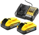 DeWalt Akku-Kit (2x 18V/5Ah PS plus DCB1104)