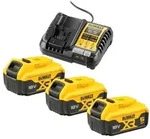 DeWalt Akku-Kit (3x 18V/5Ah plus DCB1104)