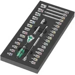 Wera 9720 Schaumstoffeinlage 8000 A Zyklop Knarre 1/4" Set 1, 37-teilig