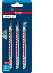 Bosch Expert Stichs&auml;geblatt T341HM Fiber Plaster 3tlg. 132mm