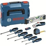 Bosch Handwerkzeug-Set 19tlg Universalmesser Ma&szlig;band Wasserwaage Schraubendreher
