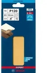 Bosch Expert Schleifpapier C470 80x133mm mit 8 L&ouml;cher K120 10er VE 2608900881