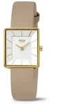 Boccia Damen Armbanduhr Trend 3351-04 Reintitan goldplattiert mit Lederband bei...