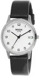 Boccia Damen Armbanduhr 3310-01 Classic Titan Lederband schwarz