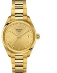 Tissot Armbanduhr T150.210.33.021.00 PR 100 34mm Edelstahl mit goldfarbiger...