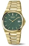 Boccia Herren Armbanduhr Slim 3657-05 Titan gelbgold IP