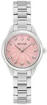 Bulova Damen Armbanduhr 96P249 Sutton Classic Diamant