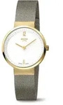 Boccia Damen Armbanduhr Slim 3283-05 Reintitan bicolor mit Edelstahlmilanaiseban...