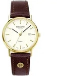 Bruno S&ouml;hnle Damen Armbanduhr Rondo 17-33106-241 Edelstahl gold IP Lederband...