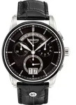 Bruno S&ouml;hnle Herren Armbanduhr Grandioso 17-73117-741 Chronograph Edelstahl Lede...