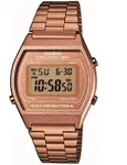 Casio Damen Armbanduhr B640WC-5AEF Vintage digital ros&eacute;gold IP
