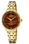 Festina Damen Armbanduhr F20601/C Mademoiselle Edelstahl gelbgold IP
