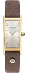 Bruno S&ouml;hnle Damen Armbanduhr 17-33088-243 Nuvola III Edelstahl gold IP Lederban...