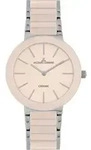 Jacques Lemans Damen Armbanduhr Monaco 42-7X Edelstahl Keramik ros&eacute;