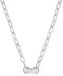 Tom Tailor Damen Halskette 2101832 Edelstahl Ankergliederung und Schmuckelement...