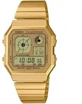 Casio Herren Armbanduhr A130WEG-9AEF digital goldfarbig