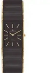 Jacques Lemans Damen Armbanduhr Dublin 1-2214G Edelstahl IP Gold Keramik braun