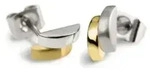 Boccia Damen Ohrstecker 0552-03 Titan bicolor goldplattiert