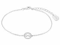 s.Oliver Damen Armband 2032571 Kreis Infinity Zirkonia Silber