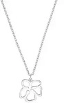s.Oliver Damen Halskette 2033874 Blume Silber 925/-