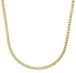 s.Oliver Herren Halskette 2033931 Edelstahl matt gelbgold IP