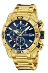 Festina Herren Armbanduhr Prestige F20492/2 Chronograph Edelstahl gelbgold IP