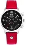 Bruno S&ouml;hnle Herren Armbanduhr Padua 17-13196-723 Chronograph Edelstahl Lederban...