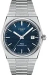 Tissot Armbanduhr T137.407.11.041.00 PRX 40 mm Automatik Edelstahl mit blauem Zi...