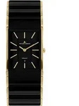 Jacques Lemans Armbanduhr Dublin 1-1939E Edelstahl IP Gold Keramik schwarz