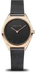 Bering Damen Armbanduhr 17031-166 Ultra Slim ros&eacute;gold-schwarz