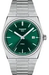 Tissot Armbanduhr T137.410.11.091.00 PRX 40 mm Edelstahl mit gr&uuml;nem Zifferblatt
