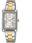 Casio Damen Armbanduhr LTP-1234PSG-7AEG analog Edelstahl bicolor