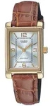 Casio Damen Armbanduhr LTP-1234PGL-7AEG analog Lederband braun