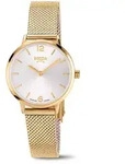 Boccia Damen Armbanduhr Trend 3345-03 Reintitan mit Edelstahl-Milanaiseband gold...