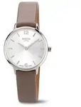 Boccia Damen Armbanduhr Trend 3345-01 Reintitan mit Lederband beige