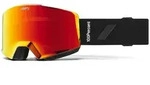 100% Norg Skibrille HiPER Mirror Lens schwarz rot