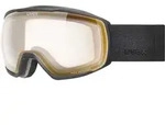 uvex Goggle victorious pro V Skibrille black matt/vario red mirror