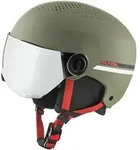 Alpina Zupo Visor Q-Lite Skihelm Kinder olive red matt - 48-52cm