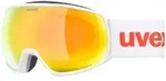 uvex Goggle victorious CV Skibrille race white matt mirror orange/green