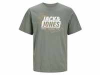Herren Kurzarm-T-Shirt Jack & Jones LOGO TEE SS 12252376 grün - L